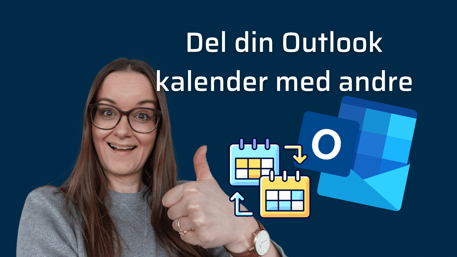 Sådan deler du din kalender i Outlook med andre  NHL Data ApS